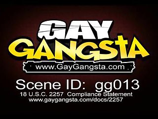 Hot Gay Gangster Fucked by Black Monster Cock