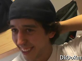 Twinks have sex on the bed