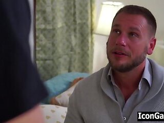 Shy gay twink fucks older professor
