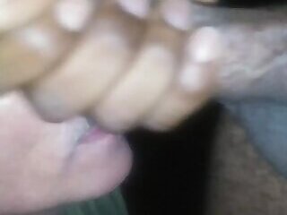 SUCKING BLACK DICK WITH FACIAL