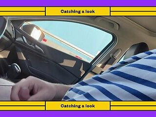 Truckers see and film soft cock