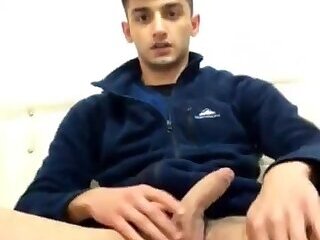 Beautiful Guy Jerking Off (Baited)