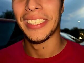 Str8 Latino First  BJ from guy