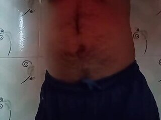 Bathroom masturbation