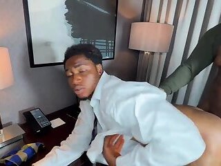 Fucked by my coworker for being too noiseie