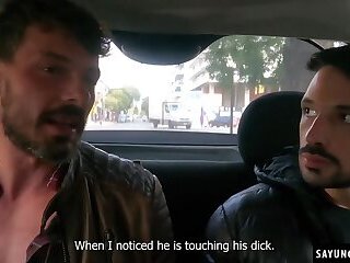 Rides make Roxas Estheim horny and let his pal Julian Shul fucks him
