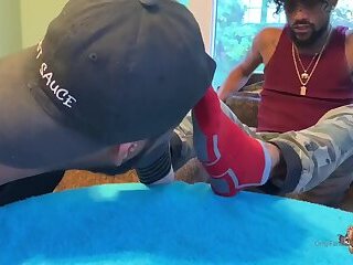 Black foot worship