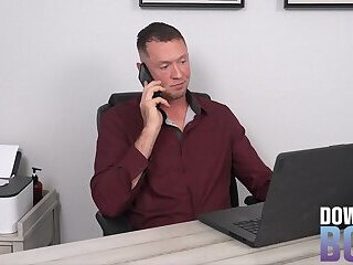 Employee Brings Documents AND HIS COCK To His Boss