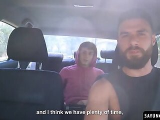 Horny Rodrigo El Santo fucks his very familiar passenger Sebas Gold