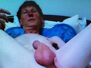 Massaging my prostate and wanking off