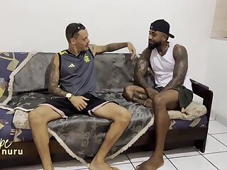 HOT BLACK GUY GETTING FUCKED HARD