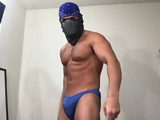 Post Gym Pump Bathroom Flex jerk & Cum