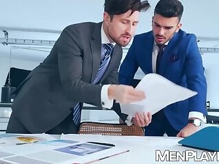 Boss Drew Dixon bends Pol Prince over for intense punishment