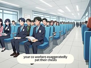 Secretly Watching Your Boss Pleasure Himself in the Office BL AI ANIME