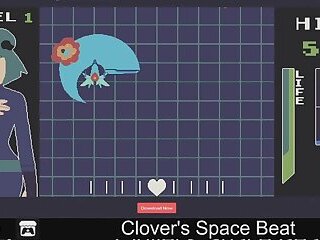 Clover's Space Beat &lpar;free game itchio&rpar; Rhythm&comma; Visual Novel