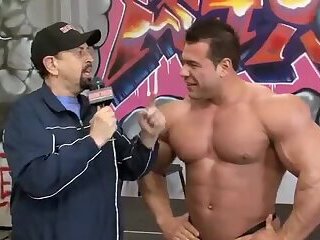 Steve Kuclo Sexy Posing w/ Interview After