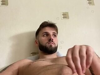 Jerking and cum on webcam