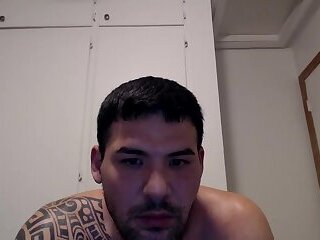 hung stud stroke his cock