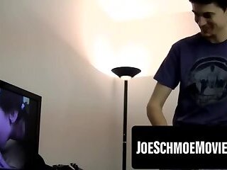 Daddy Joe swallows inked jockâs dick until throat bulges