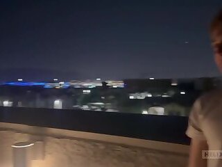 Austin plays with Owen's hole