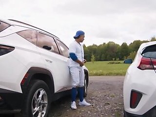 butt game fuck in a parking lot