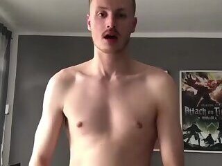 German boy Tim jerking off