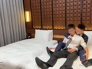 Suited Asian lads