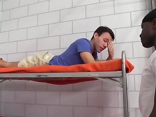 Blake Stone Gets His Ass Filled With Black Cock