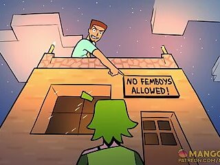 Edging a Femboy Creeper