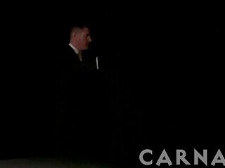 BoyForSale - Innocent blond boy takes two enormous DILF dicks bareback
