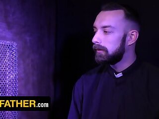 YesFather - Young Twink Gets Horny While Confessing His Sins And Started Masturbating