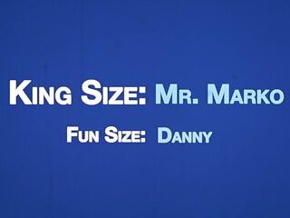 FunSizeBoys - Little Danny takes giant ginger daddy Cain Markos cock