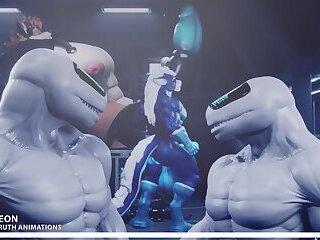 Maximum Horny, Azem Muscle Growth Animation