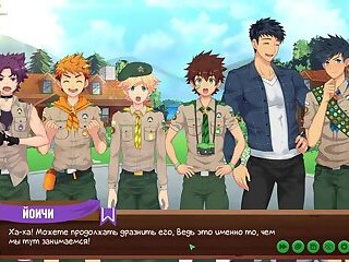 Game: Friends Camp, episode 37 - A camera was delivered to us (Russian voice acting)