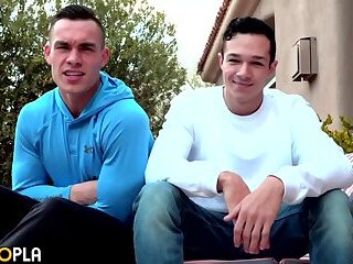 hardcore debut for jayden marcos fucking travis