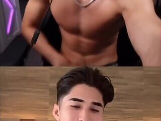 bi teen jerks off with a gay bitch on omegle