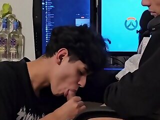 gamer bros sucking each other