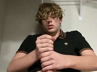 Watch This Big Cock Grow in His Hands