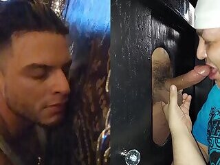 Hunk in glory hole