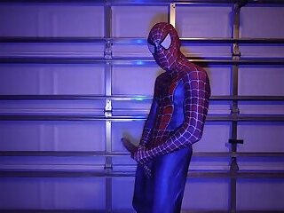 Spider-Man shows his dick and talks dirty