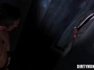 Man in Suits in the Dark Alley