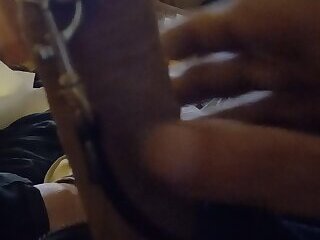 Leashed cock