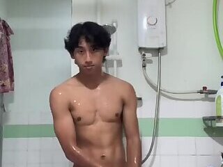 Handsome shower