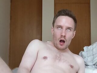 Cute boy self facial