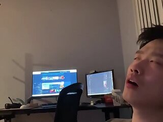 young college boy jerking off