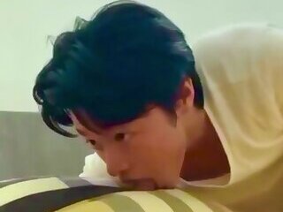 Hot china hunk pillow fuck for gf
