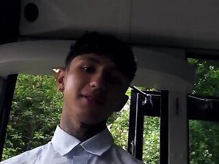 Latino bus fuck