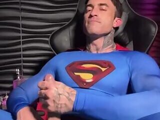 Jett Wayne Superman Jerk Off