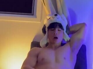 Asian boy handjob