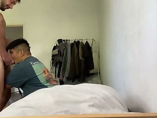 Gay for Pay fucking a chub asian